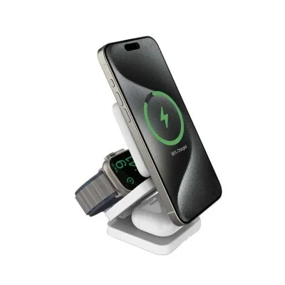 Porodo 3In1 Magsafe Wireless Foldable Fast Charger 15W